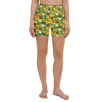 Coconut and Banana Yoga Shorts