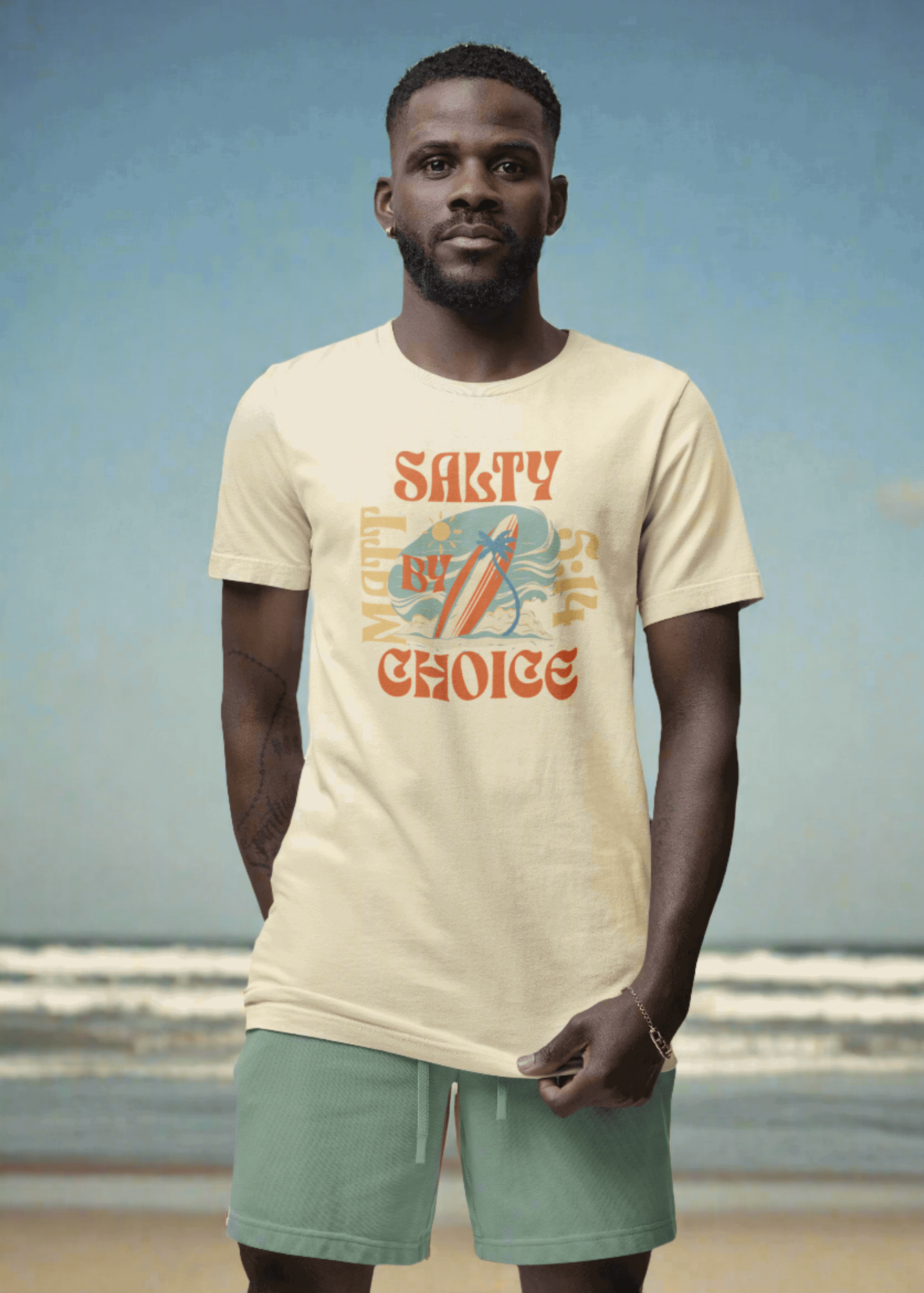 Summer Holiday Unisex Heavy Tee by Miramar Outfitters Salty By Choice Collection