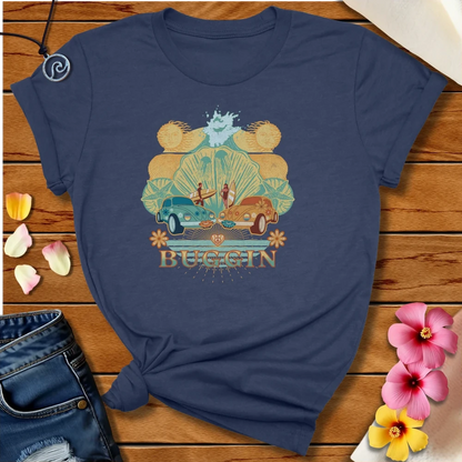 Buggin Tee Heather Navy by Salty By Choice™ We love ocean apparel