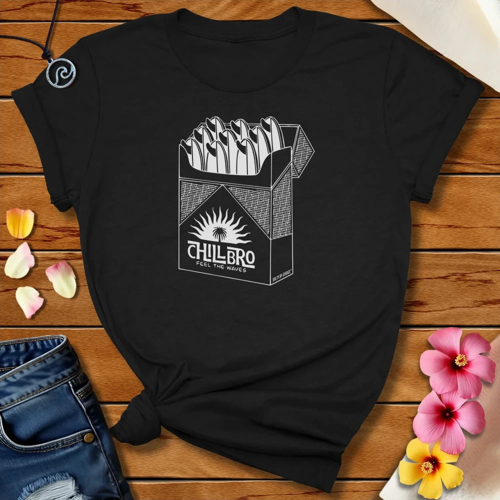 Chill Bro Tee Black Heather by Salty By Choice™ We love ocean apparel