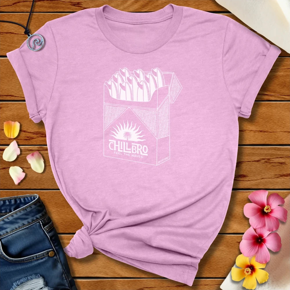 Chill Bro Tee Heather Prism Lilac by Salty By Choice™ We love ocean apparel