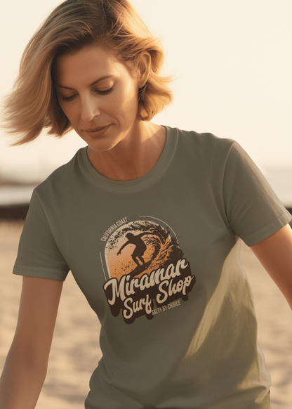 Surfing Summer Unisex Heavyweight T-shirt by Miramar Outfitters Salty By Choice Collection