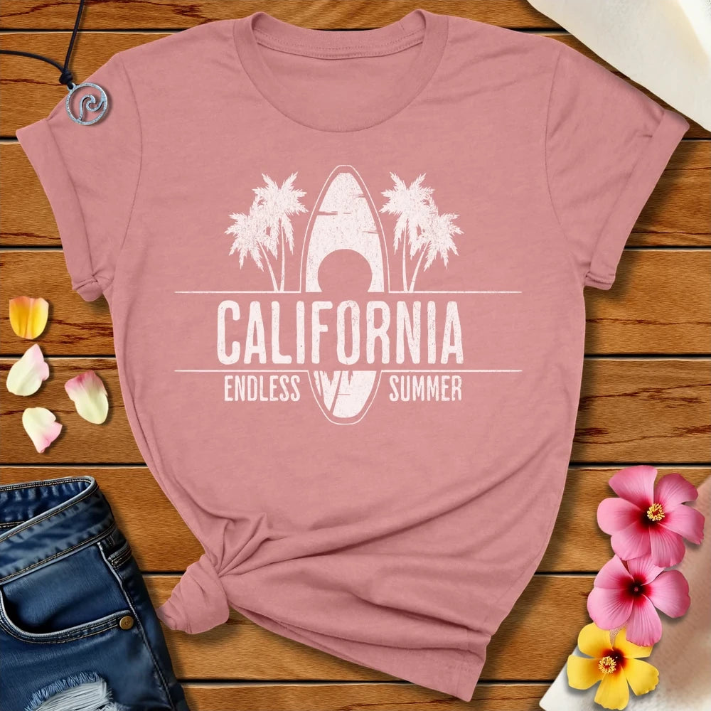 Endless Summer Tee Heather Mauve by Salty By Choice™ We love ocean apparel