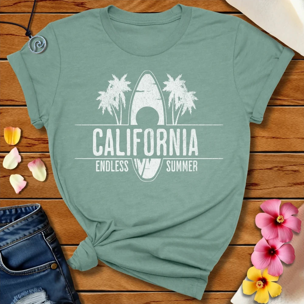 Endless Summer Tee Heather Prism Dusty Blue by Salty By Choice™ We love ocean apparel