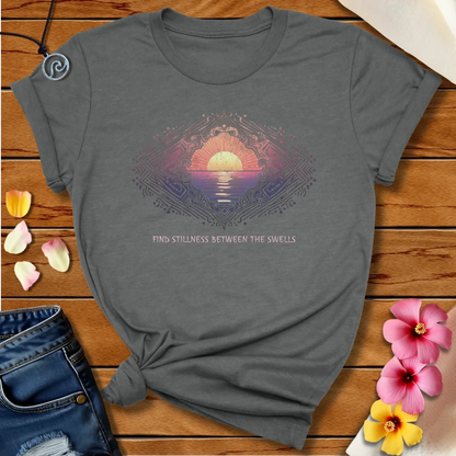 Find Stillness Tee Deep Heather by Salty By Choice™ We love ocean apparel
