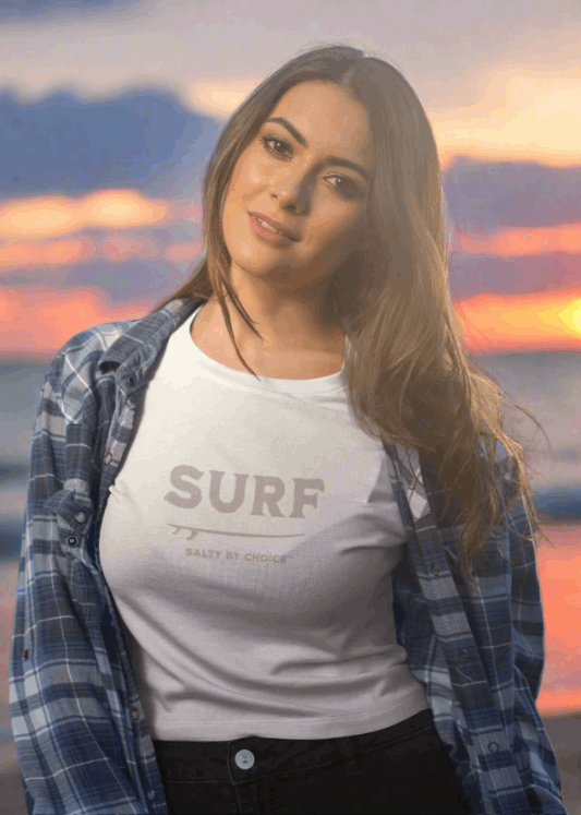 Surf Crop Top by Miramar Outfitters Salty By Choice Collection