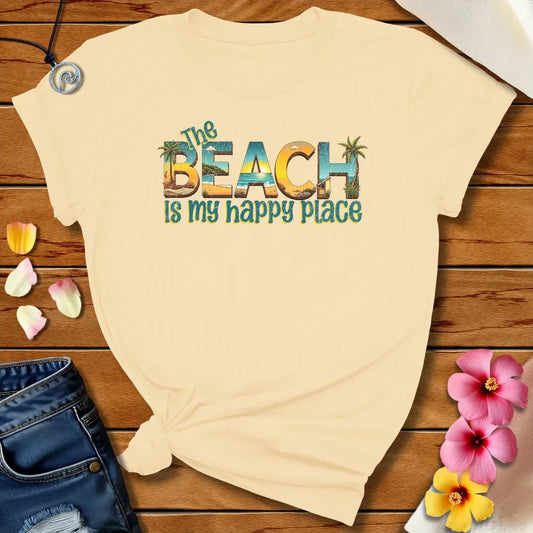 Happy Place Tee Soft Cream by Salty By Choice™ We love ocean apparel