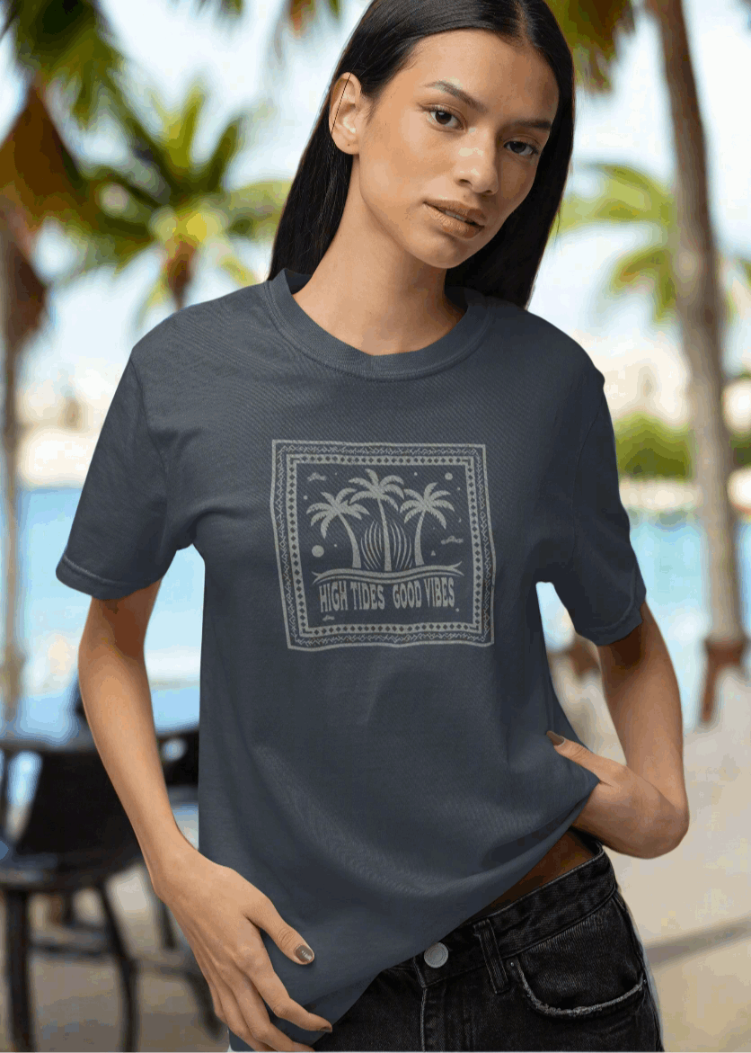 High Tides Good Vibes Unisex Tee by Salty By Choice™