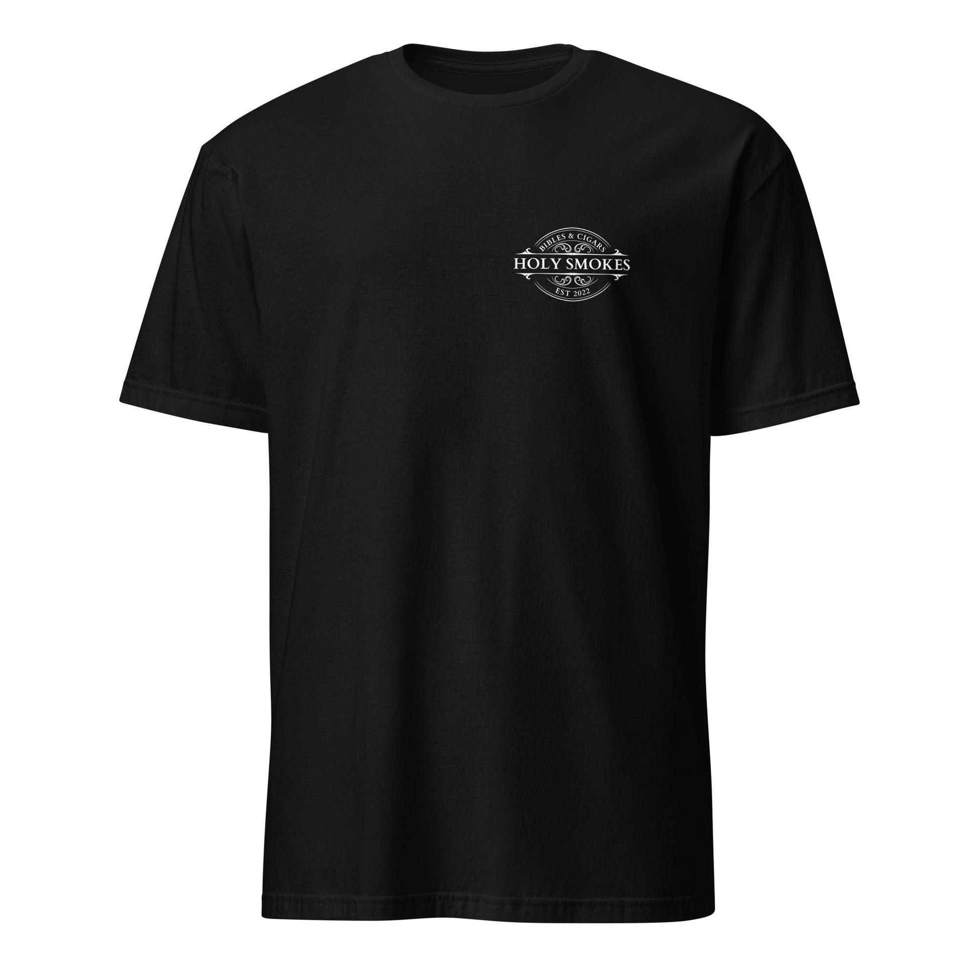 Holy Smokes Two Sided 100% Cotton Tee Black by Salty By Choice™ We love ocean apparel