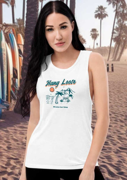 Miramar Surf Shop Muscle Hang Loose Ladies’ Tank