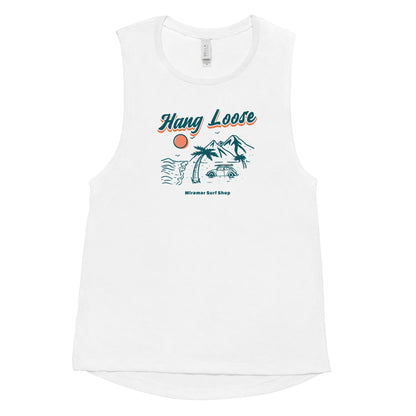 Miramar Surf Shop Muscle Hang Loose Ladies’ Tank