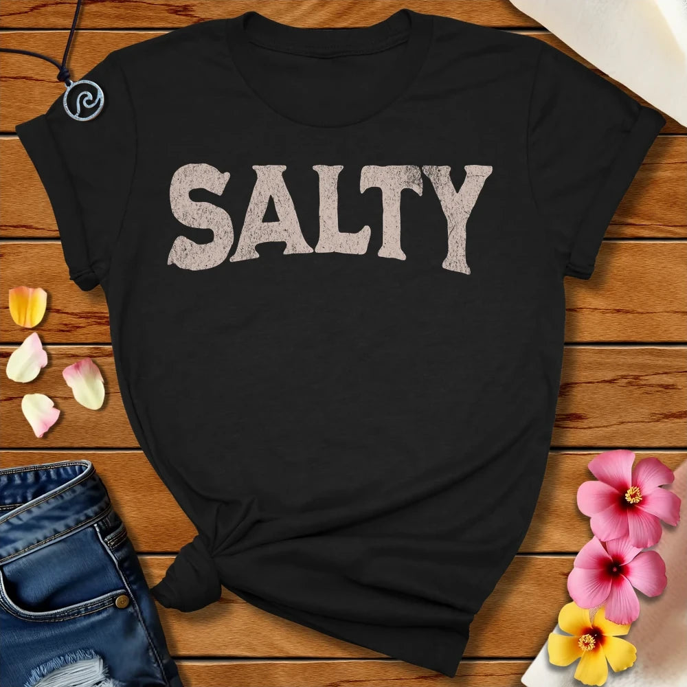 Just Salty Tee Black Heather by Salty By Choice™ We love ocean apparel