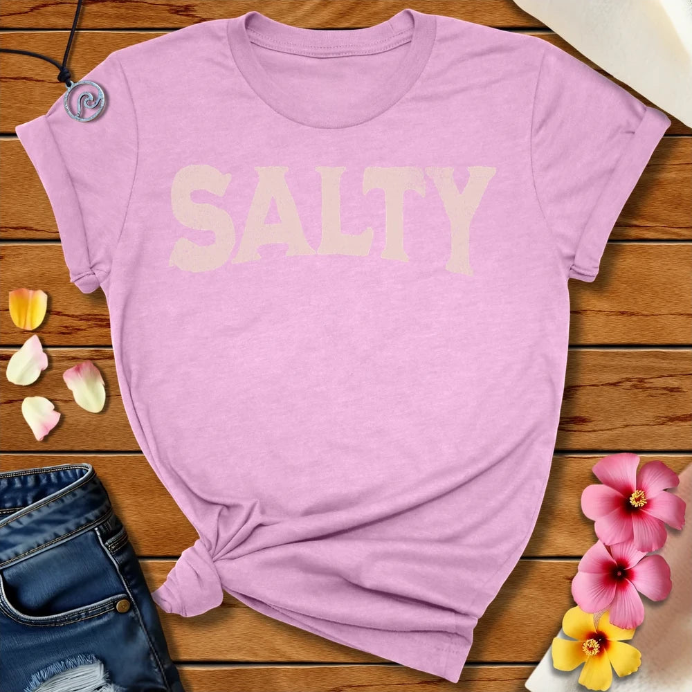 Just Salty Tee Heather Prism Lilac by Salty By Choice™ We love ocean apparel