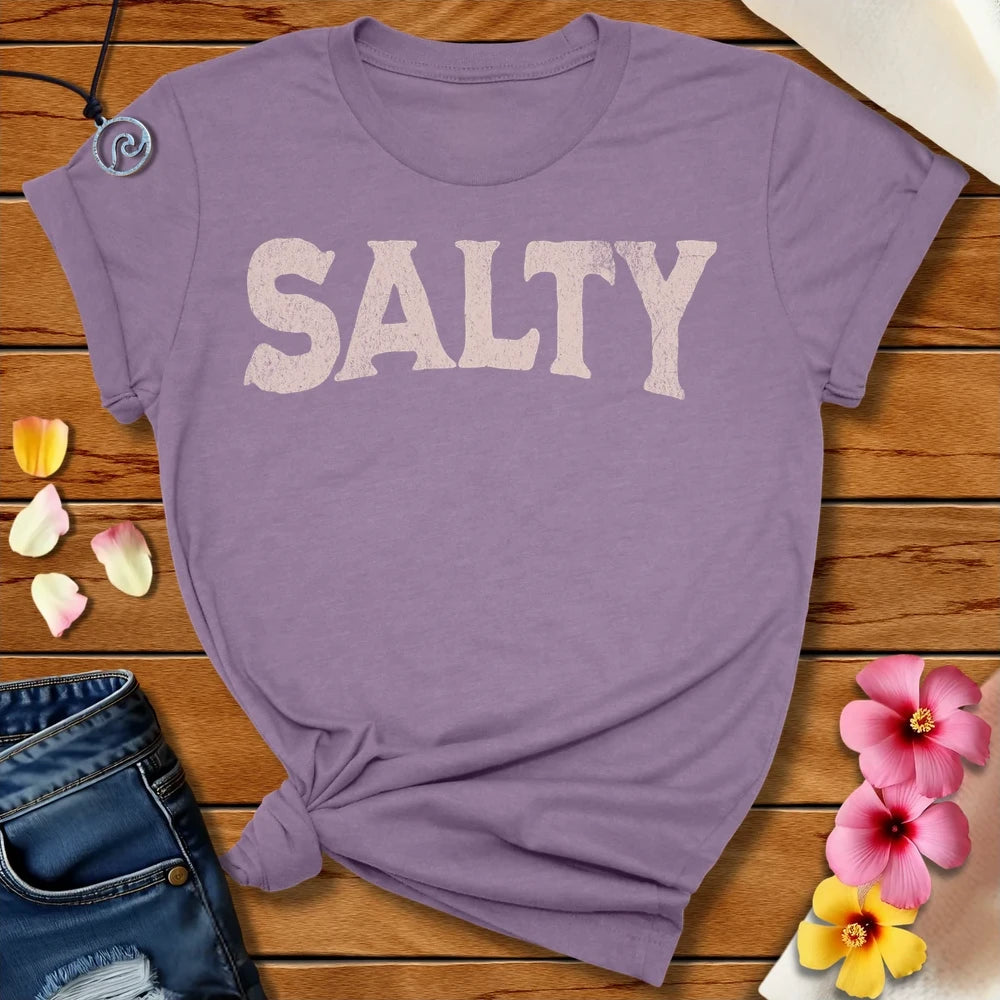 Just Salty Tee Heather Purple by Salty By Choice™ We love ocean apparel