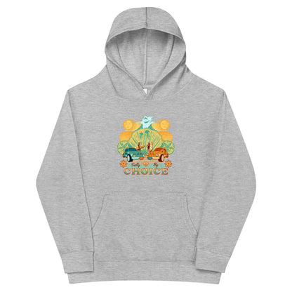 Flower Power Kids Hoodie Athletic Heather by Miramar Outfitters Salty By Choice Collection