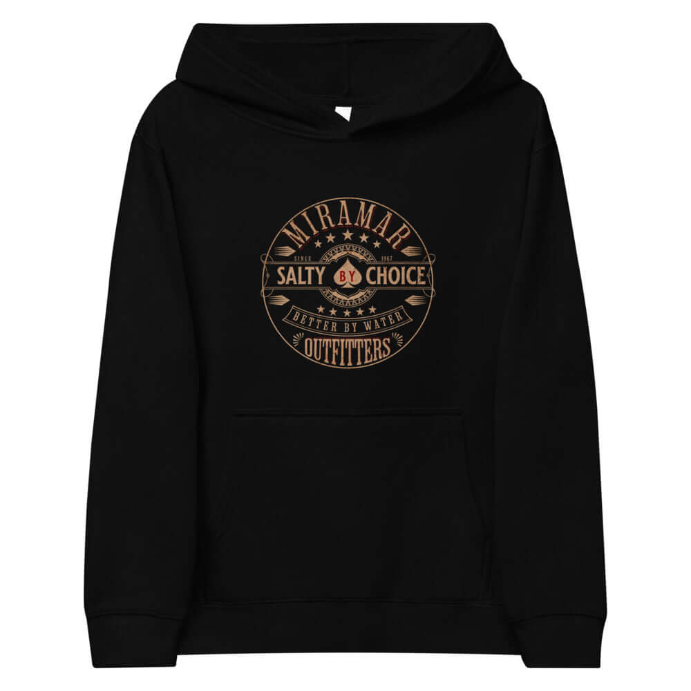 Poker Chip Logo Kids Hoodie by Miramar Outfitters Salty By Choice Collection