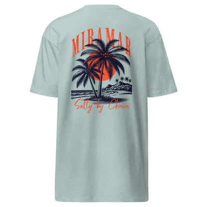 Miramar Surf Shop Palm Trees Salty By Choice™ Men’s Premium Heavyweight Tee