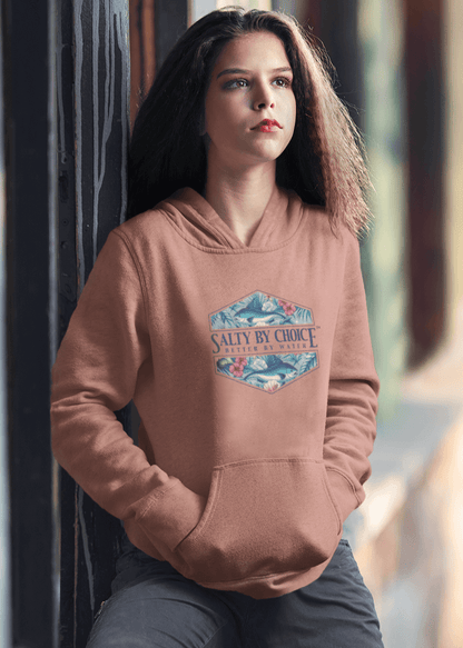 Hibiscus Unisex Hoodie by Miramar Outfitters Salty By Choice Collection