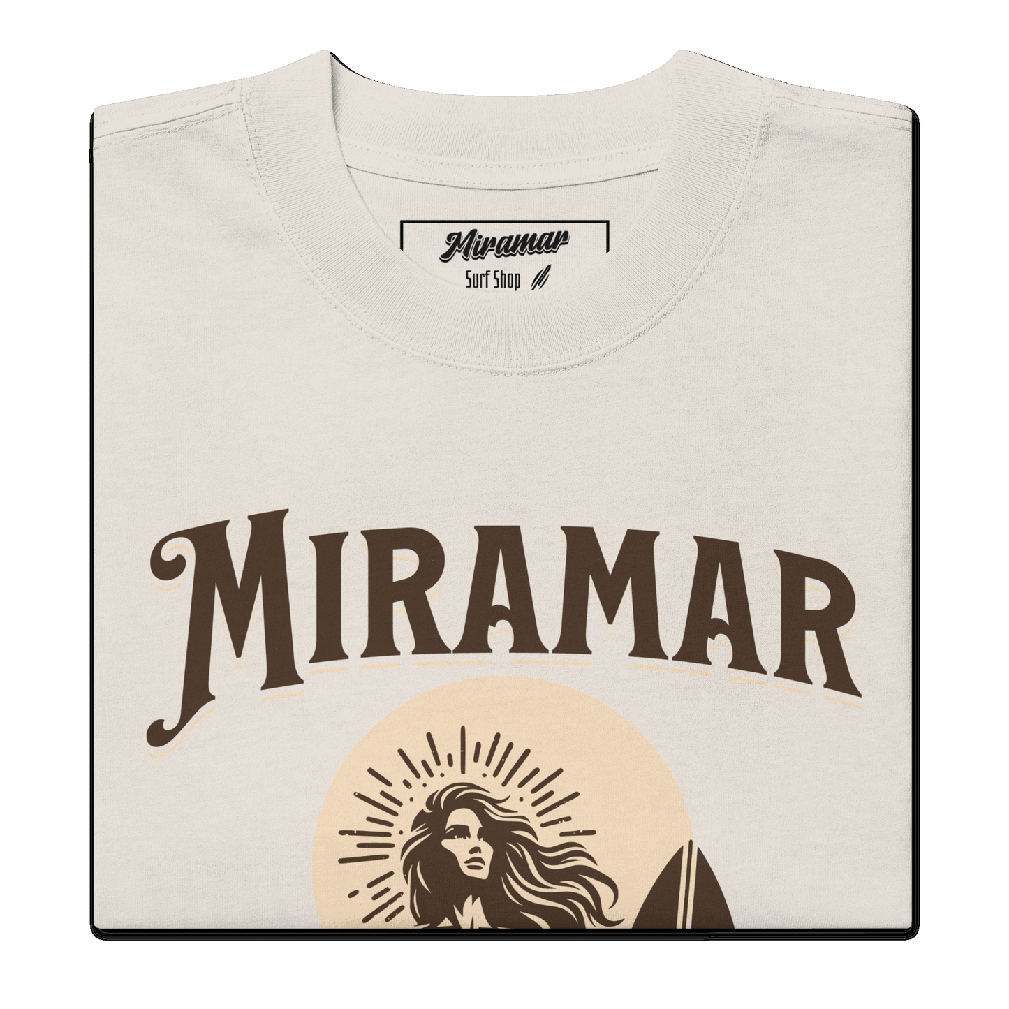 Jesus Miramar Surf Shop Oversized Faded T-Shirt Miramar Surf Shop