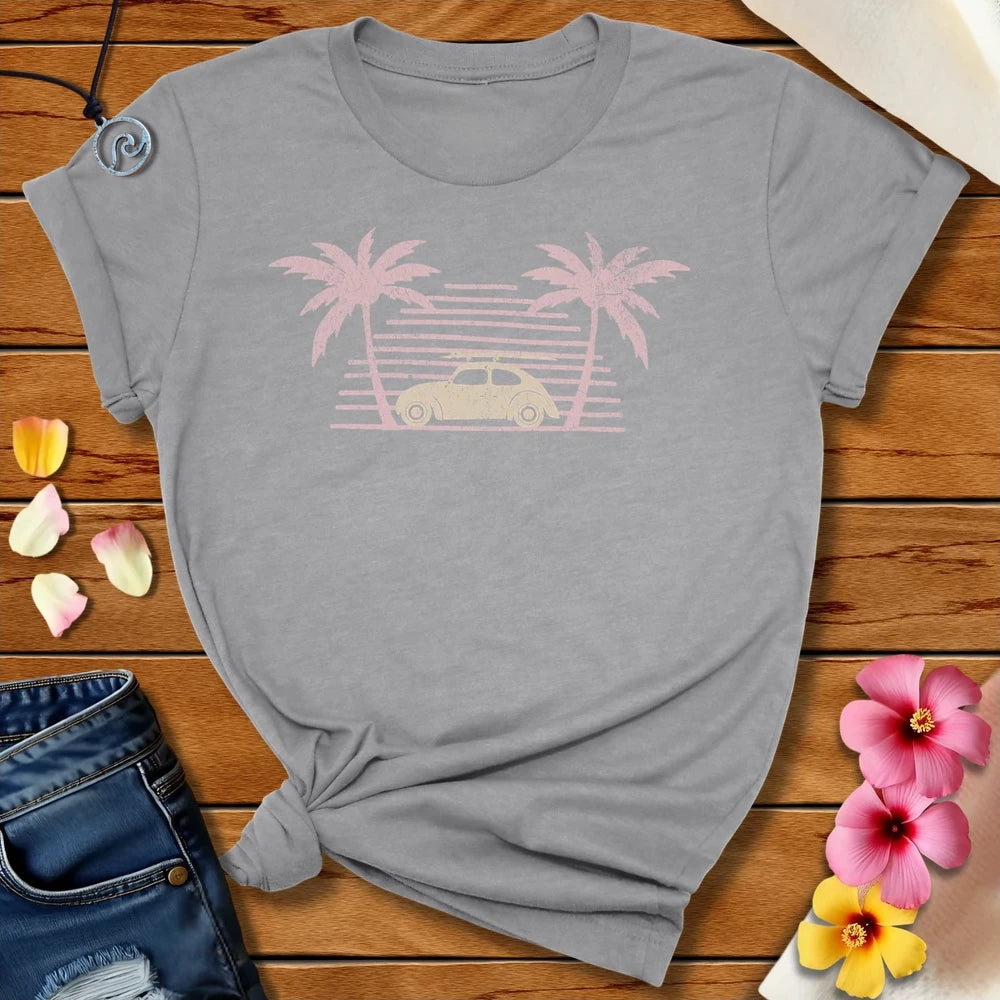 Retro Bug Tee Athletic Heather by Salty By Choice™ We love ocean apparel