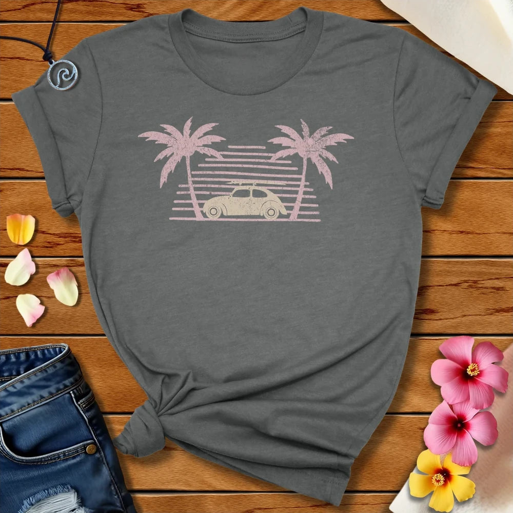 Retro Bug Tee Deep Heather by Salty By Choice™ We love ocean apparel