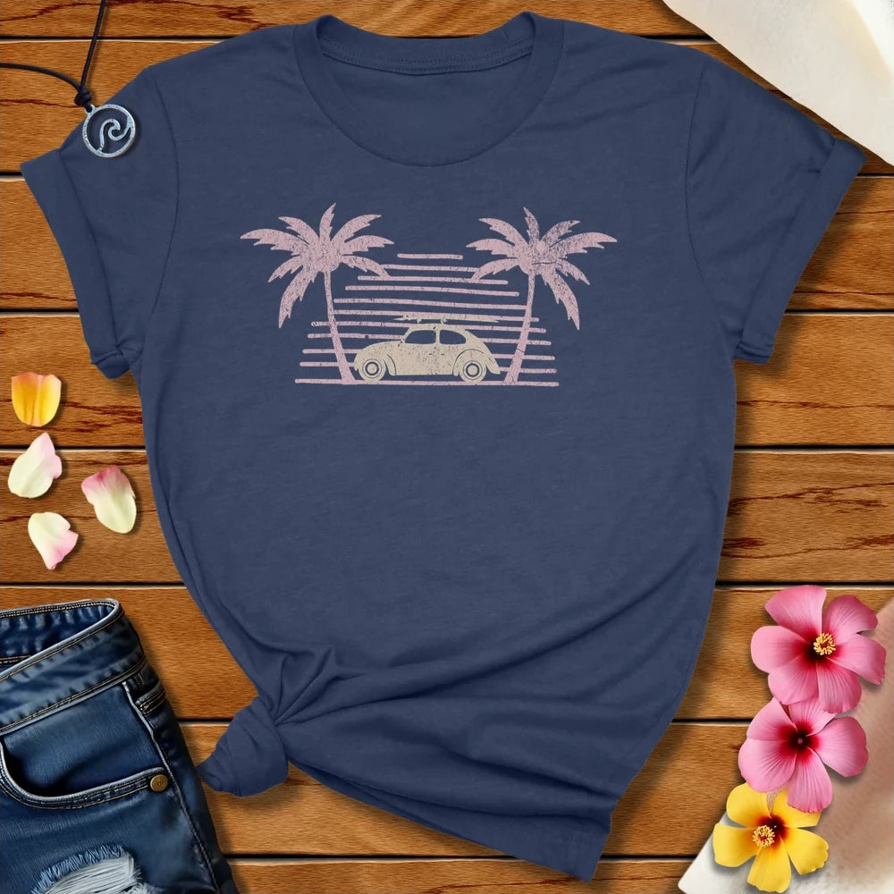 Retro Bug Tee Heather Navy by Salty By Choice™ We love ocean apparel