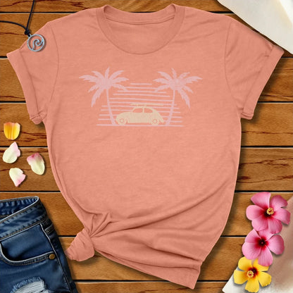 Retro Bug Tee Heather Prism Sunset by Salty By Choice™ We love ocean apparel