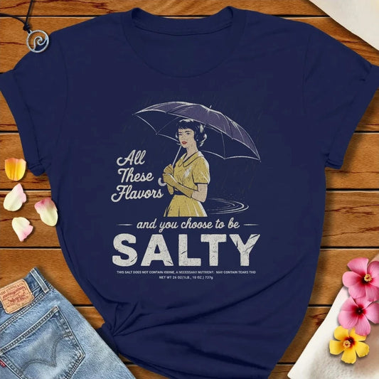 Salt Box Tee Navy by Salty By Choice® We love the beach ocean and anything around water.