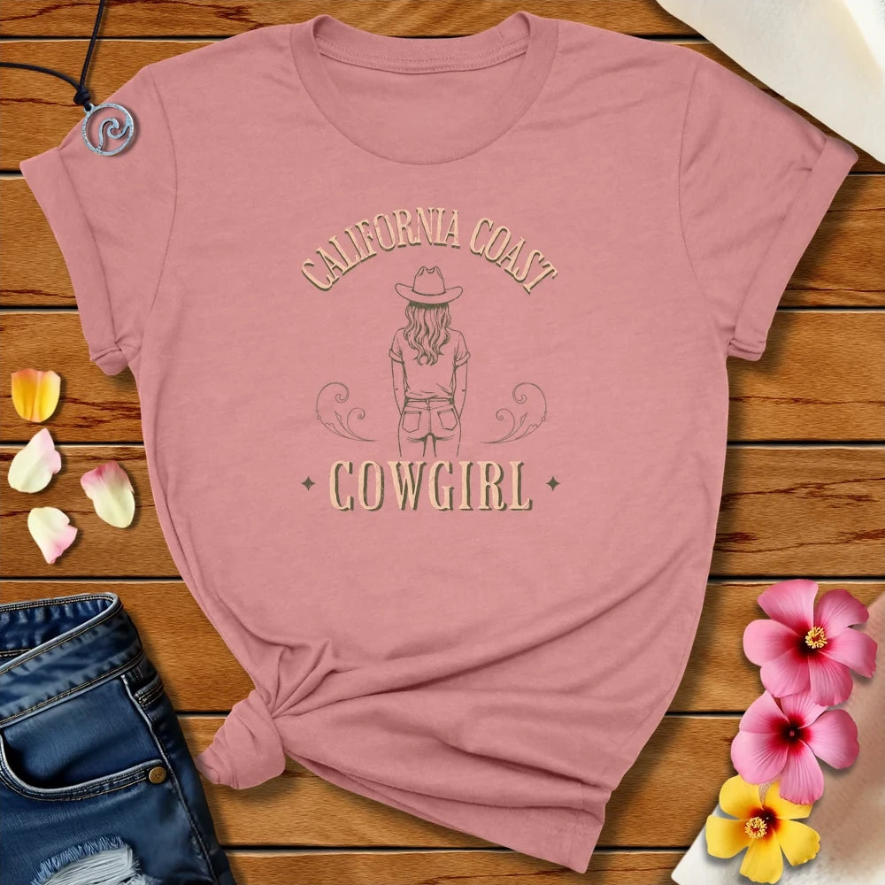 Salty Cowgirl Tee Heather Mauve by Salty By Choice™ We love ocean apparel
