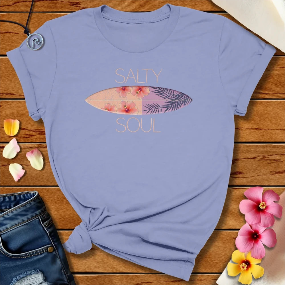 Salty Soul Tee Lavender Blue by Salty By Choice™ We love ocean apparel
