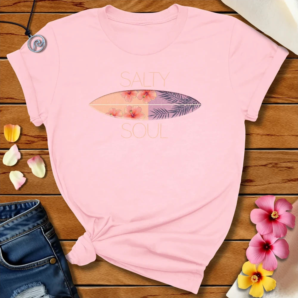Salty Soul Tee Soft Pink by Salty By Choice™ We love ocean apparel