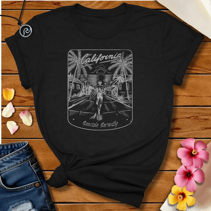 Seaside Serenity Tee Black Heather by Salty By Choice® We love the beach ocean and anything around water.