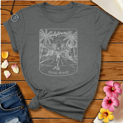 Seaside Serenity Tee Deep Heather by Salty By Choice® We love the beach ocean and anything around water.
