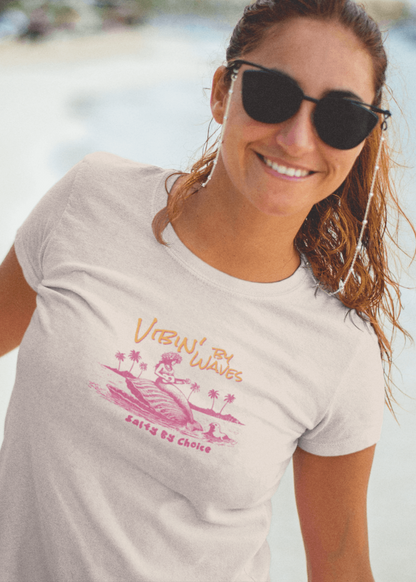 Vibin Women's Tee by Miramar Outfitters Salty By Choice Collection