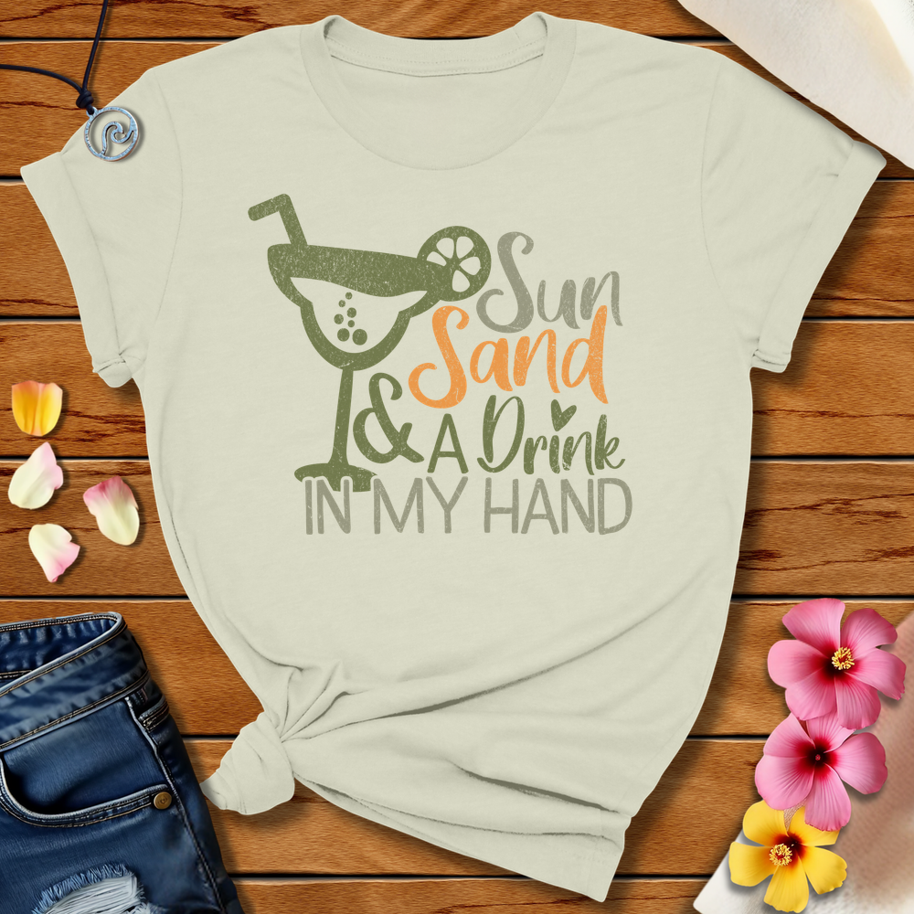 Sun And Sand Tee Citron by Salty By Choice™ We love ocean apparel