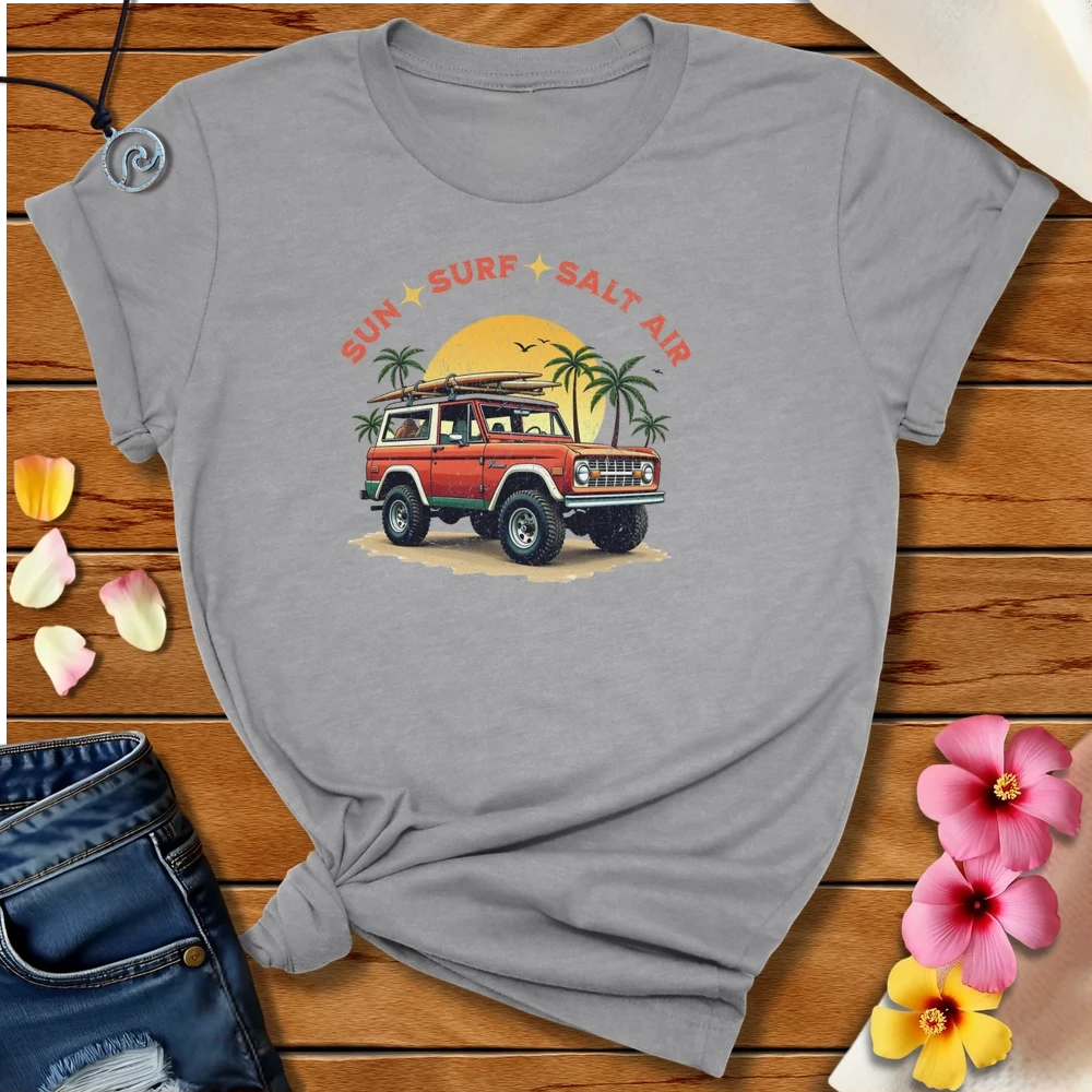 Sun Surf Salt Air Bronco Tee Athletic Heather by Salty By Choice™ We love ocean apparel