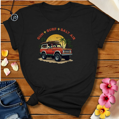 Sun Surf Salt Air Bronco Tee Black Heather by Salty By Choice™ We love ocean apparel