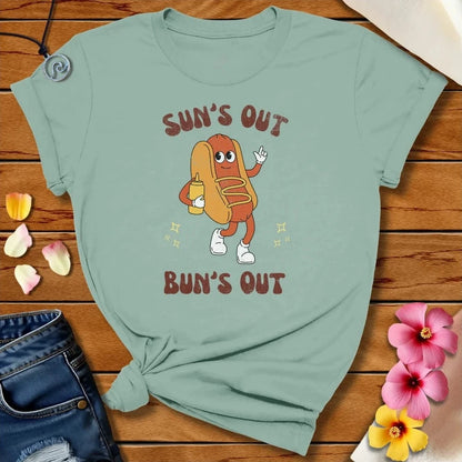 Sun's Out Tee Dusty Blue by Salty By Choice® We love the beach ocean and anything around water.