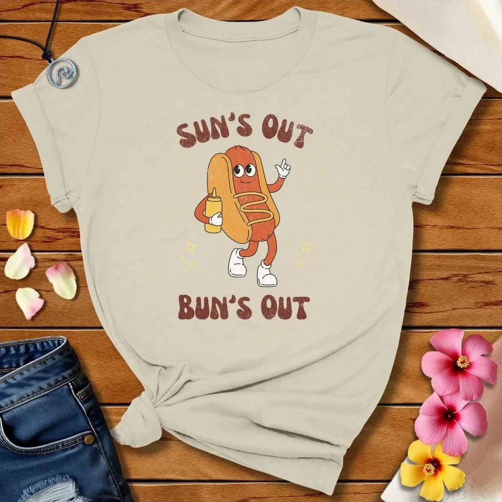 Sun's Out Tee Natural by Salty By Choice® We love the beach ocean and anything around water.