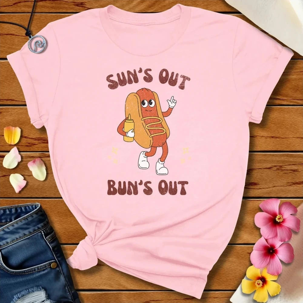 Sun's Out Tee Soft Pink by Salty By Choice® We love the beach ocean and anything around water.