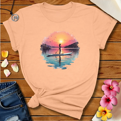 SUP Tee Heather Peach by Salty By Choice™ We love ocean apparel