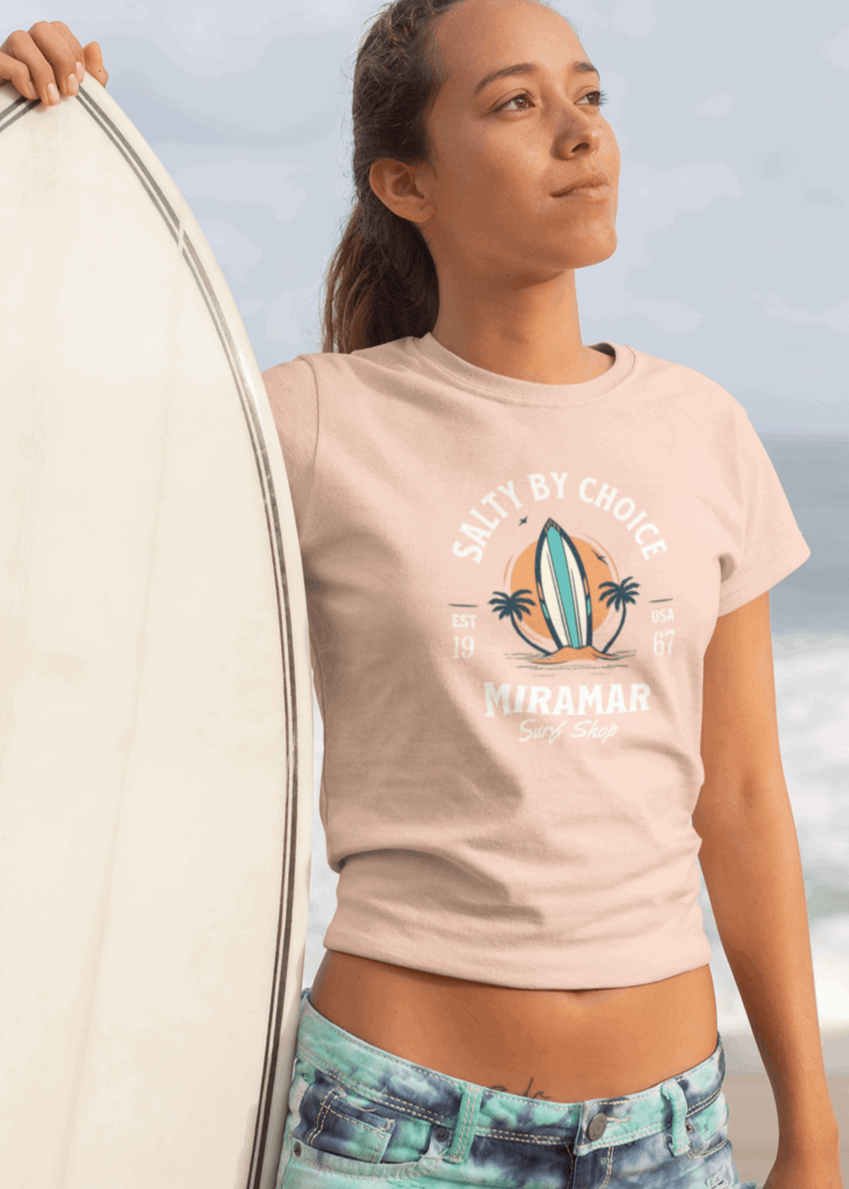 Salty By Choice™ Crop Top by Miramar Outfitters Salty By Choice Collection