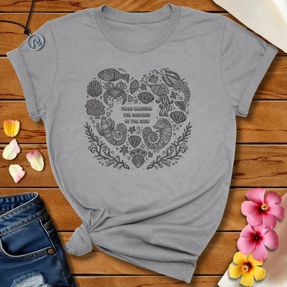 Tides Cleanse Tee Athletic Heather by Salty By Choice™ We love ocean apparel