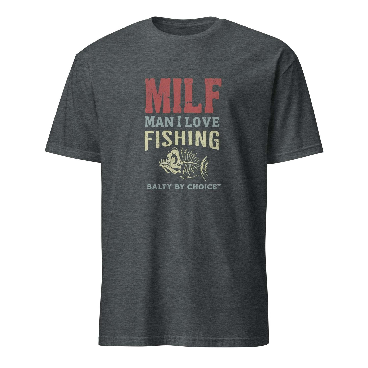 MILF Unisex Tee Dark Heather by Miramar Outfitters Salty By Choice Collection