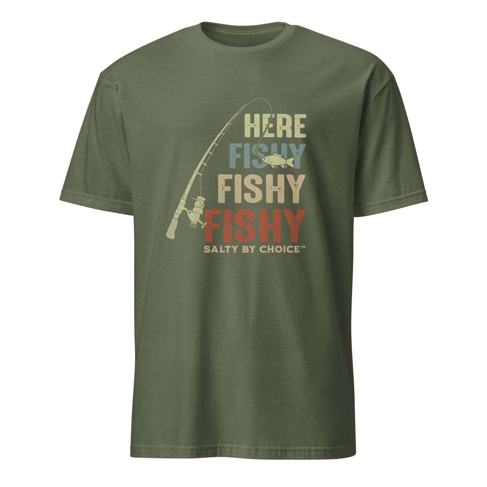 Dad Here Fishy Unisex Tee