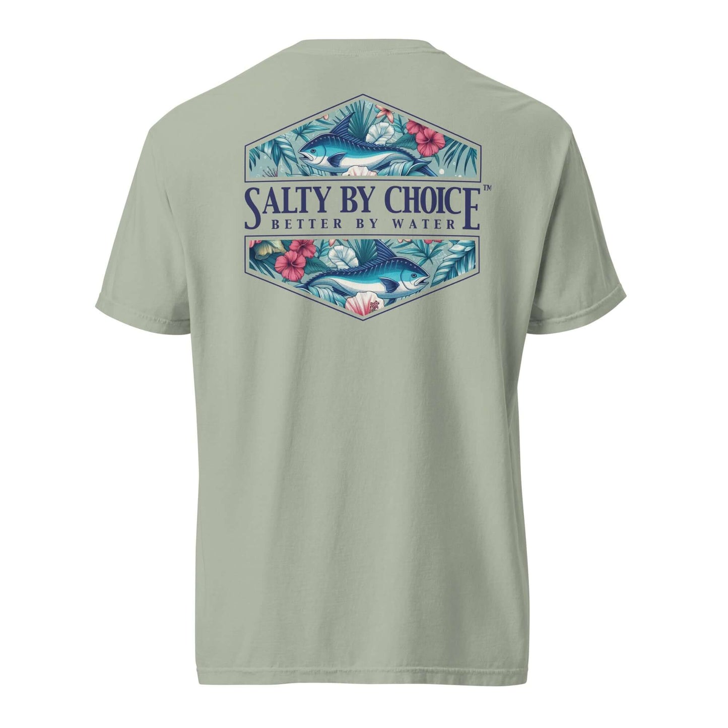 Hibiscus Unisex Heavy Tee Bay by Miramar Outfitters Salty By Choice Collection