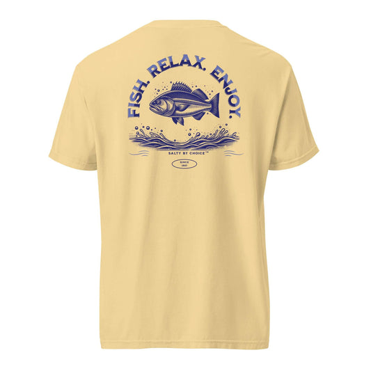 Fish Relax Enjoy Unisex Heavy Tee