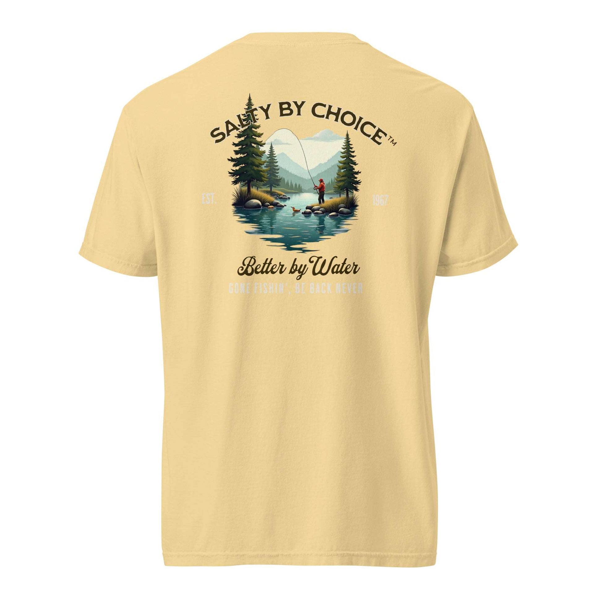 Gone Fishin Unisex Heavy Tee by Miramar Outfitters Salty By Choice Collection