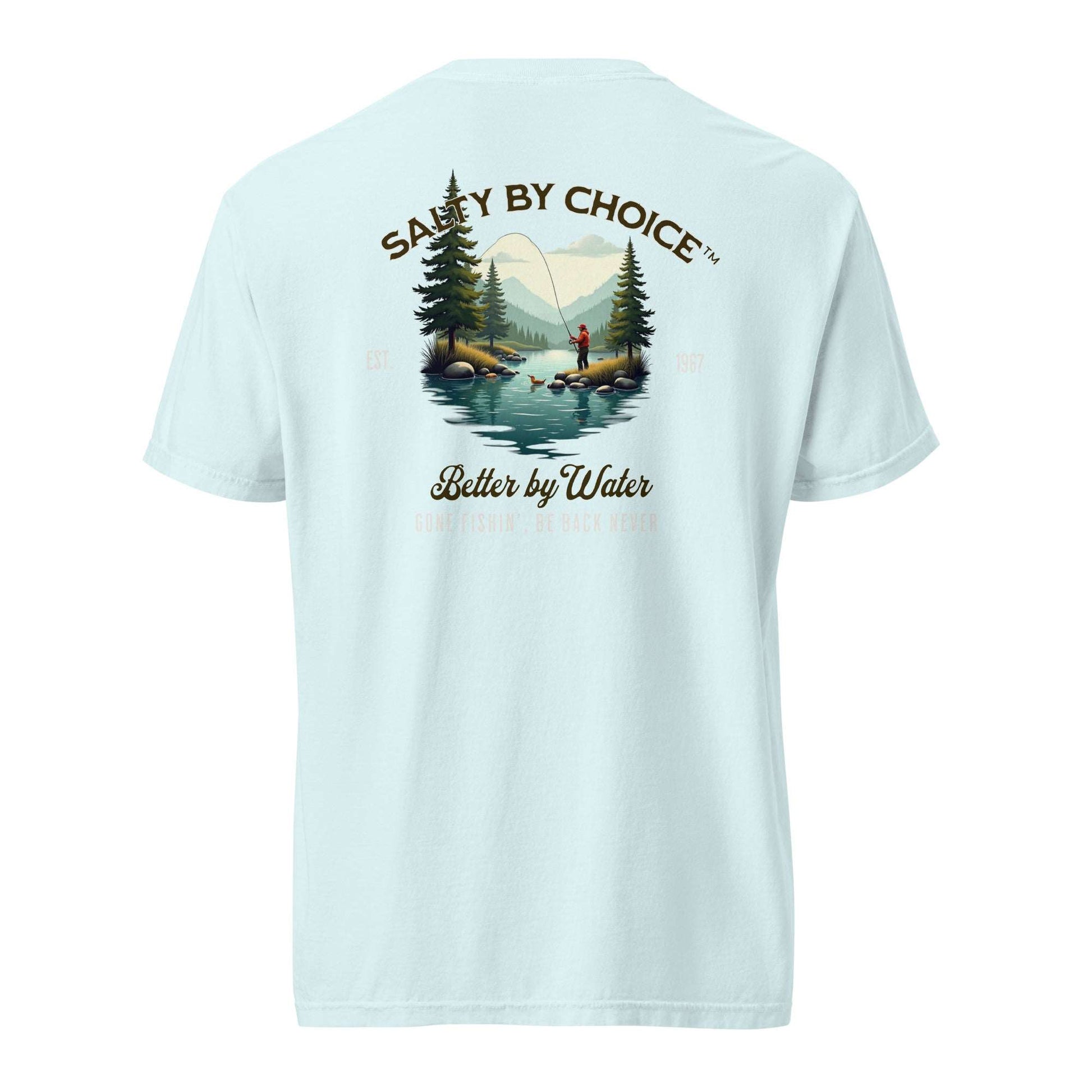 Gone Fishin Unisex Heavy Tee by Miramar Outfitters Salty By Choice Collection