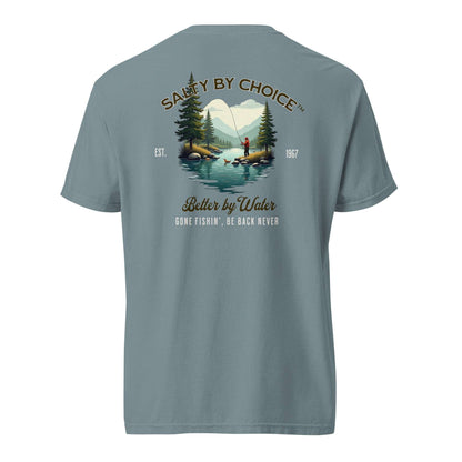 Gone Fishin Unisex Heavy Tee by Miramar Outfitters Salty By Choice Collection